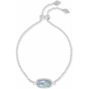 Kendra Scott Elaina Chain Bracelet in Light Blue Illusion -